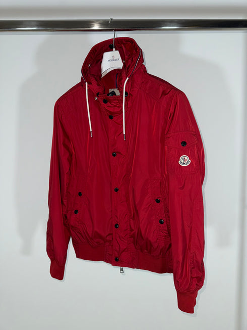 Moncler Victor Jacket Size 4 Red