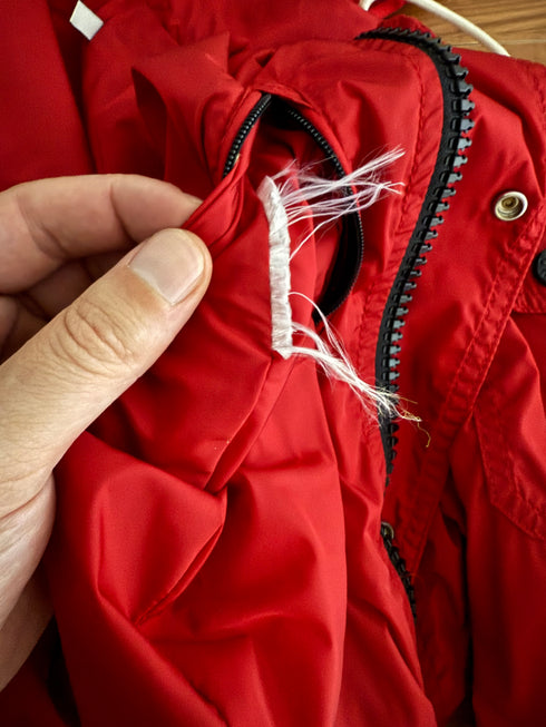 Moncler Victor Jacket Size 4 Red