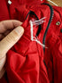 Moncler Victor Jacket Size 4 Red