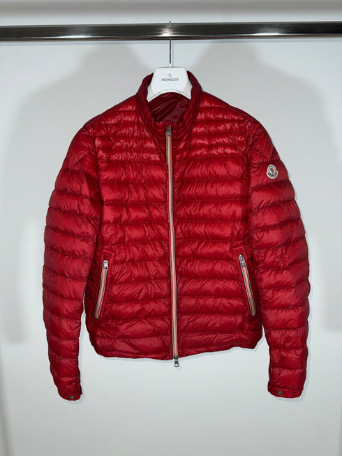 Moncler Daniel Jacket Size 4 Red