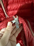 Moncler Daniel Jacket Size 4 Red