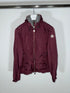 Moncler Urville Jacket Size 3 Burgundy Red