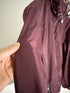 Moncler Urville Jacket Size 3 Burgundy Red