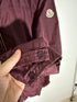 Moncler Urville Jacket Size 3 Burgundy Red
