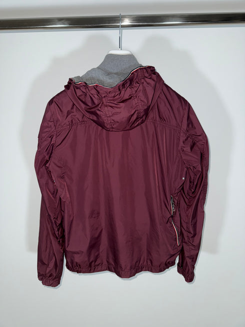 Moncler Urville Jacket Size 3 Burgundy Red