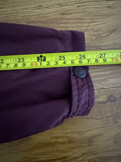 Moncler Urville Jacket Size 3 Burgundy Red