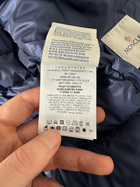 Moncler Pilat Jacket - Size 4 (L) - Navy Blue