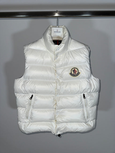 Moncler Tibet Gilet Size 4 Ice White