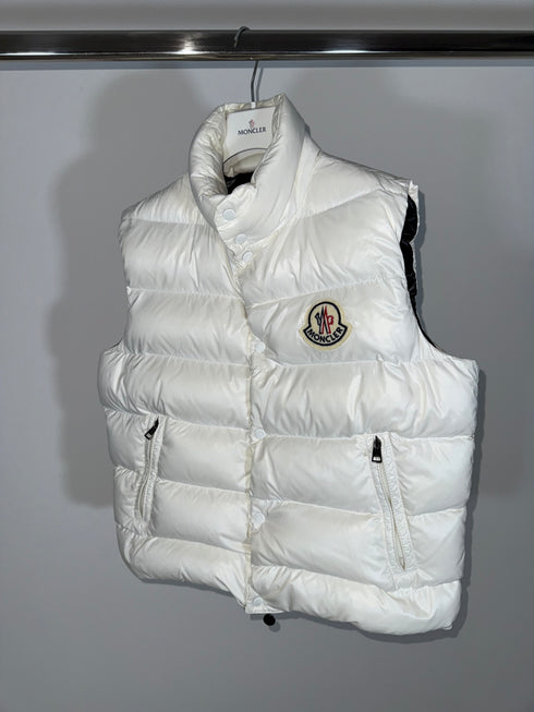Moncler Tibet Gilet Size 4 Ice White