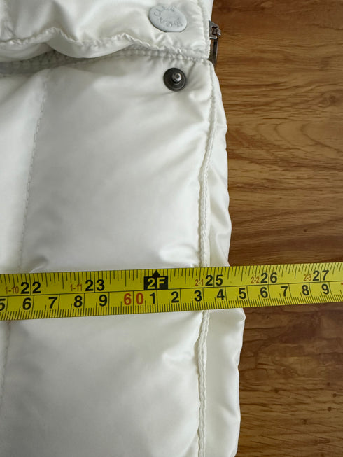 Moncler Tibet Gilet Size 4 Ice White