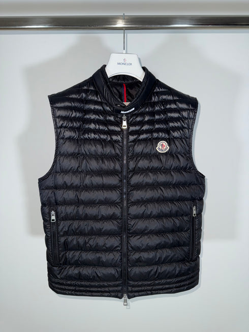 Moncler Gir Gilet Size 2 Black
