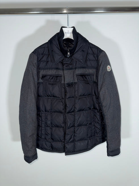 Moncler Blais Jacket Size 3 Dark Grey