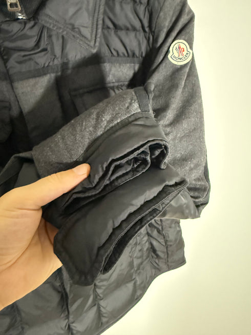 Moncler Blais Jacket Size 3 Dark Grey
