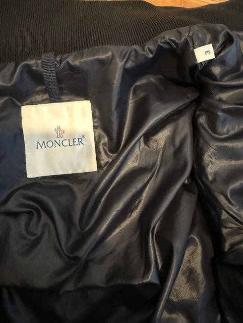 Moncler Blais Jacket Size 3 Dark Grey