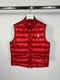 Moncler Gui Gilet vest size 2 red