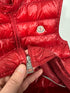 Moncler Gui Gilet vest size 2 red