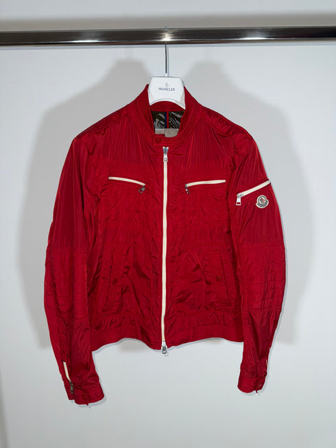 Moncler Thym Jacket Size 4 Red