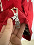 Moncler Thym Jacket Size 4 Red