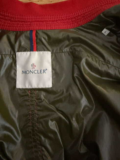 Moncler Thym Jacket Size 4 Red