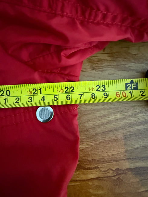 Moncler Thym Jacket Size 4 Red