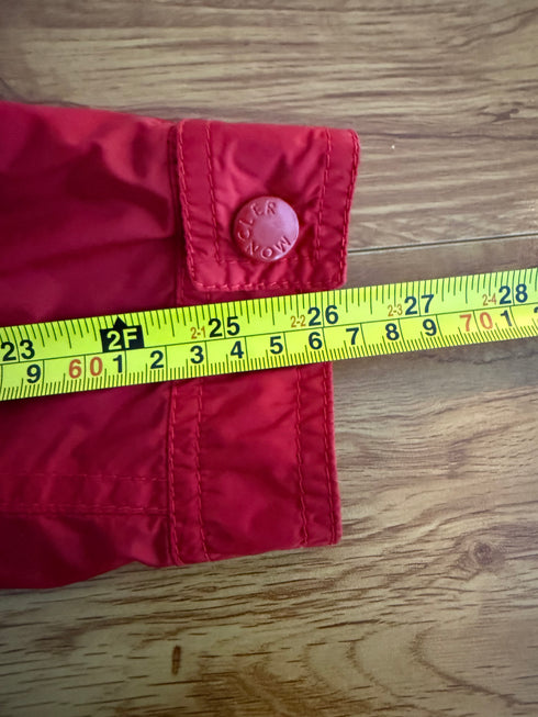 Moncler Thym Jacket Size 4 Red