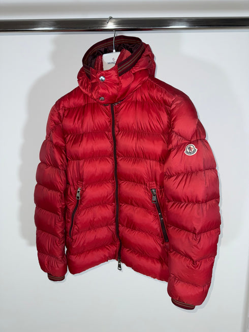 Moncler Thoule Jacket Size 3 Red