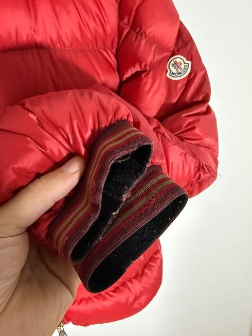 Moncler Thoule Jacket Size 3 Red