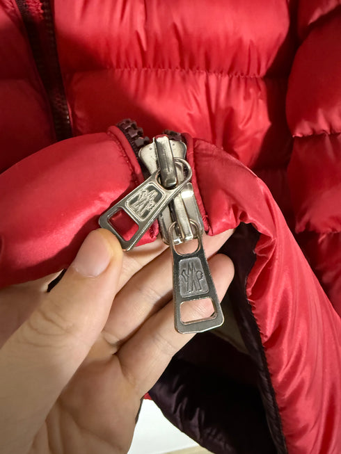 Moncler Thoule Jacket Size 3 Red