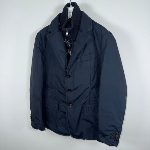 Moncler Argentre Men’s Jacket - Size 2 (S) - Navy Blue