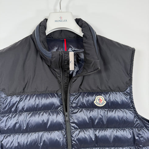 Moncler Ortac Men’s Gilet - Size 5 (XL) - Navy Blue