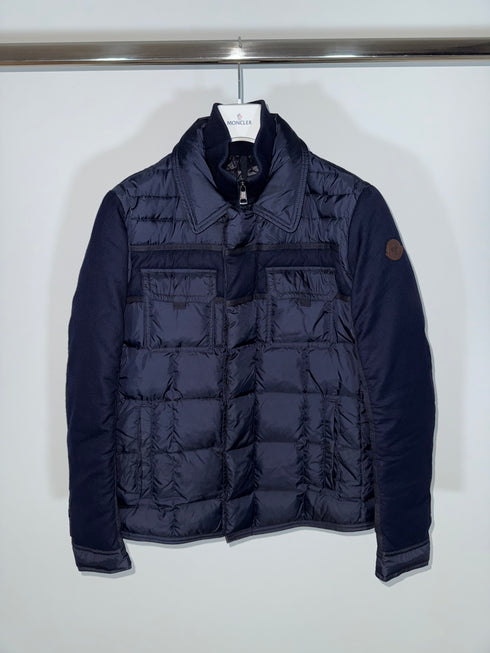 Moncler Blais Jacket Size 3 Navy Blue