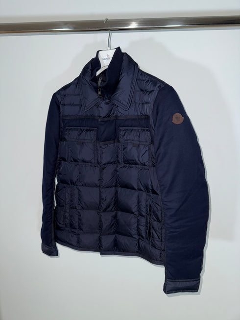 Moncler Blais Jacket Size 3 Navy Blue