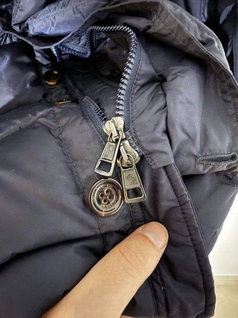 Moncler Blais Jacket Size 3 Navy Blue