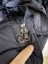 Moncler Blais Jacket Size 3 Navy Blue