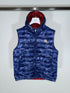 Moncler Patrick Gilet Size 3 Blue Camo