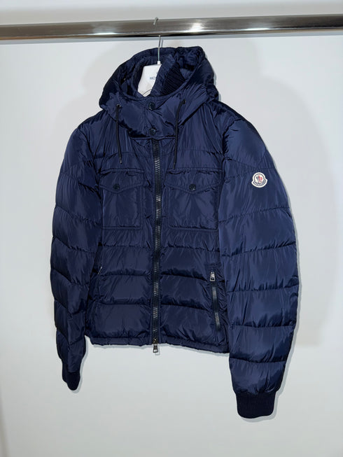 Moncler Fedor Jacket Size 2 Matte Blue