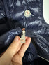 Moncler Gui Gilet Size 2 Navy Blue