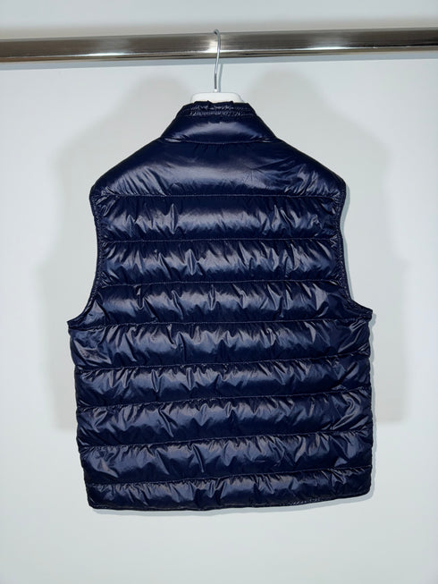 Moncler Gui Gilet Size 2 Navy Blue