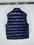 Moncler Gui Gilet Size 2 Navy Blue