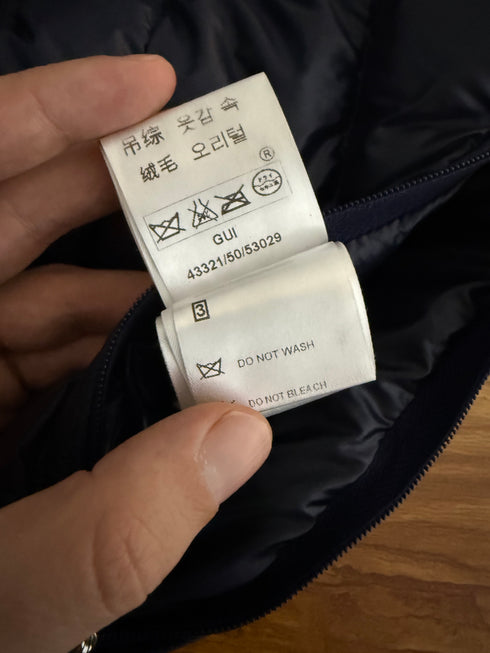 Moncler Gui Gilet Size 2 Navy Blue