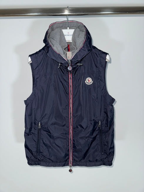 Moncler Deneb Gilet Size 2 Navy Blue