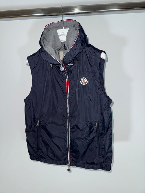 Moncler Deneb Gilet Size 2 Navy Blue