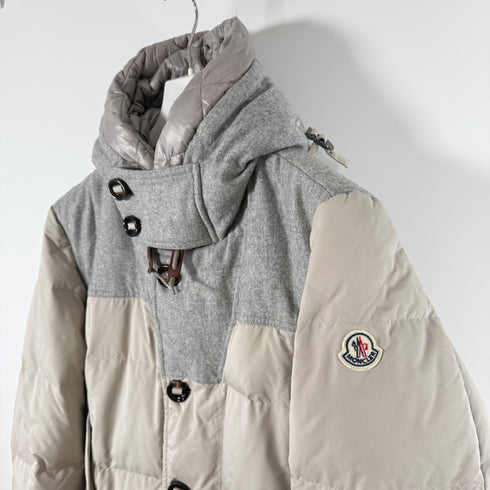 Moncler Pyrenees Men’s Jacket - Size 5 (XL) - Beige/Grey