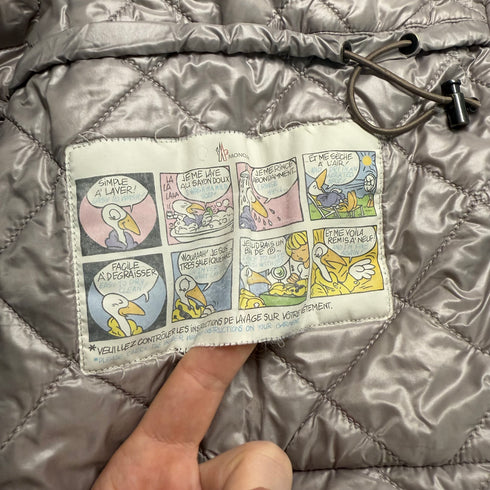 Moncler Pyrenees Men’s Jacket - Size 5 (XL) - Beige/Grey