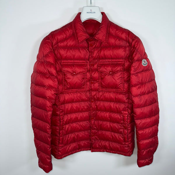 Moncler Gregoire Men’s Jacket - Size 2 (S) - Red