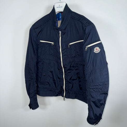 Moncler Thym Men’s Jacket - Size 2 (S) - Navy Blue