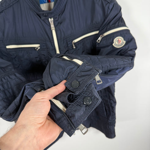 Moncler Thym Men’s Jacket - Size 2 (S) - Navy Blue
