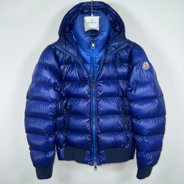 Moncler Marque Men’s Jacket - Size 1 (S) - Electric Blue