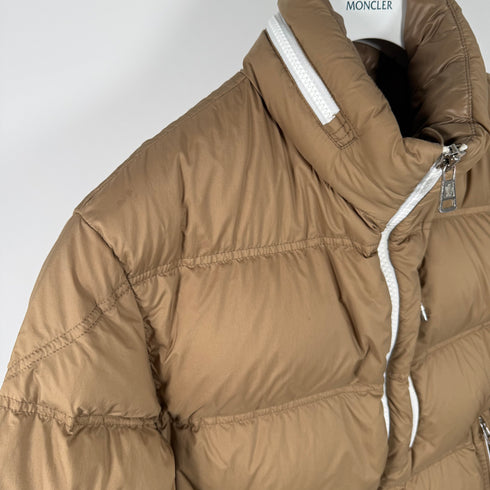 Moncler Delaume Men’s Jacket - Size 3 (M/L) - Brown / Beige