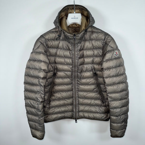 Moncler Mir Men’s Jacket - Size 2 (S) - Grey / Taupe